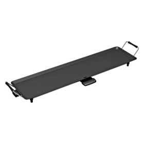 35 Inch Costway Electric Griddle Teppanyaki Grill with Adjustable Temperature