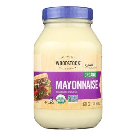 Woodstock Organic Mayonnaise - Case Of 12 - 32 Oz